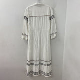 ZARA WOMEN'S DRESS white brown black M