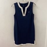 NAUTICA WOMEN'S DRESS navy white M