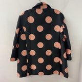 MULTIPLES WOMEN'S COAT black pink dots L