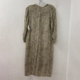 NILE WOMEN'S DRESS cream taupe L