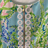 lilly pulitzer WOMEN'S DRESS turquoise green blue pink 8