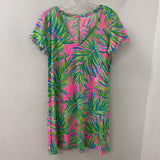 lilly pulitzer WOMEN'S DRESS turquoise green blue pink M