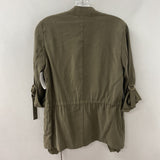ZARA WOMEN'S BLAZER/JACKET olive S