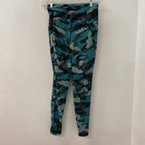 LULULEMON WOMEN'S ACTIVE BOTTOM blue green camo 6
