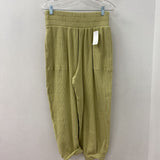 FREE PEOPLE WOMEN'S PANTS lime S