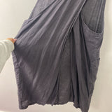 FLAX WOMEN'S DRESS charcoal L