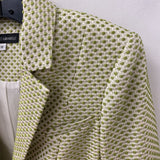 FRANCO MIRABELLI WOMEN'S BLAZER/JACKET cream lime 10