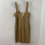 DIANE von FURSTENBERG WOMEN'S DRESS gold 12