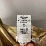 DIANE von FURSTENBERG WOMEN'S DRESS gold 12