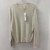 CALVIN KLEIN WOMEN'S SWEATER cream XL