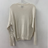 CALVIN KLEIN WOMEN'S SWEATER cream XL