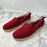 SKECHERS WOMEN'S FLATS red 10