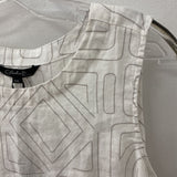 CHARLIE B WOMEN'S SUIT/OUTFIT white grey pirnt L/M