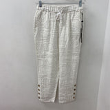CHARLIE B WOMEN'S SUIT/OUTFIT white grey pirnt L/M