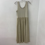 smash + tess WOMEN'S DRESS khaki print L
