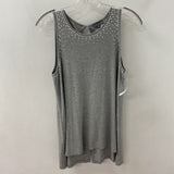 VINCE CAMUTO WOMEN'S TANK/CAMI grey silver S