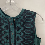 SEA new york WOMEN'S TANK/CAMI green black 8