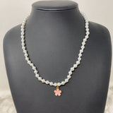 WOMEN'S NECKLACE white pink