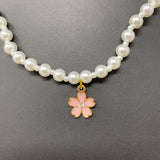 WOMEN'S NECKLACE white pink