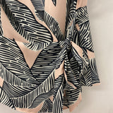 MELANIE AULD WOMEN'S TANK/CAMI pink black tropical 10