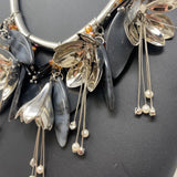 WOMEN'S NECKLACE silver grey