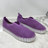 ilse jacobsen,hornbaek WOMEN'S SNEAKERS purple arch deco pattern 41