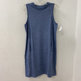 HYBA WOMEN'S ACTIVE DRESS blue marled M