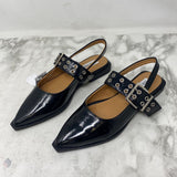 STEVE MADDEN WOMEN'S FLATS black 7.5