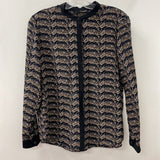 The Kooples WOMEN'S BLOUSE/SHIRT black brown S