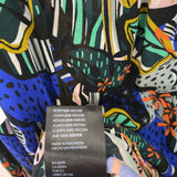 ANTHROPOLOGIE WOMEN'S BLOUSE/SHIRT black orange blue green 8