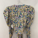 AFRM WOMEN'S BLOUSE/SHIRT black yellow orange green purple S