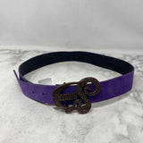 JUST CAVALLI WOMEN'S BELT purple 85