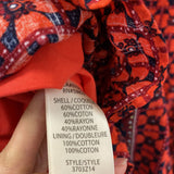 MAX STUDIO WOMEN'S SKIRT red black XL