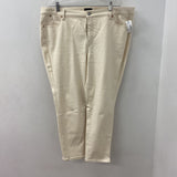 TALBOTS WOMEN'S PLUS BOTTOM cream 20WP
