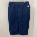 Banana Republic WOMEN'S PLUS BOTTOM navy 18/20/35