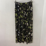 H&M WOMEN'S SKIRT brown lime multi floral 8