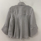 JOSEPH RIBKOFF WOMEN'S BLAZER/JACKET white black stripe 12