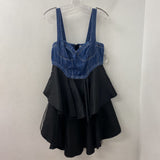 PILCRO WOMEN'S DRESS blue black M