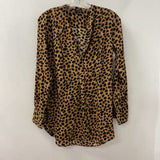 ANN TAYLOR WOMEN'S BLOUSE/SHIRT animal print XS