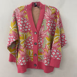 SHANNON PASSERO WOMEN'S CARDIGAN pink yellow blue white M/L