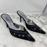 DONALD J PLINER WOMEN'S FOOTWEAR black silver 9.5