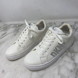 donna karan WOMEN'S SNEAKERS white silver 6