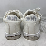 donna karan WOMEN'S SNEAKERS white silver 6