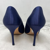 MANOLO BLAHNIK WOMEN'S FOOTWEAR navy 38.5