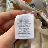 J CREW WOMEN'S SKIRT cream multi colour floral 4