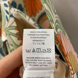J CREW WOMEN'S SKIRT cream multi colour floral 4