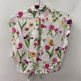WOMEN'S SUIT/OUTFIT white multi colour floral S