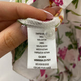 WOMEN'S SUIT/OUTFIT white multi colour floral S