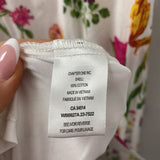 WOMEN'S SUIT/OUTFIT white multi colour floral S