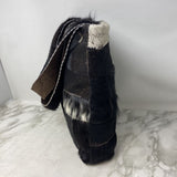WOMEN'S BAG black white brown